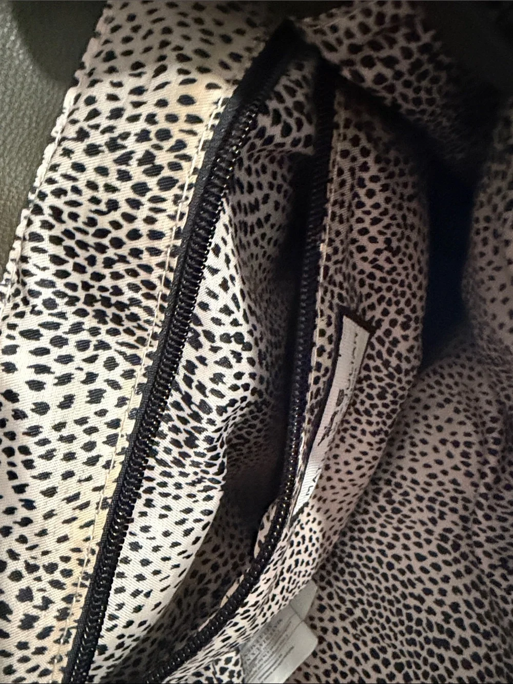 Mathew + Julian Olive Green Faux Leather Backpack Drawstring Flap Pocket Women’s